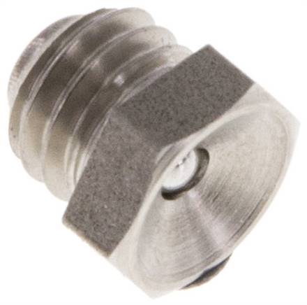 Gerader Trichterschmiernippel, M 8, 1.4305