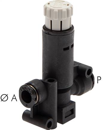 Druckregler 8-8mm, ohne Manometer, IQS-Standard