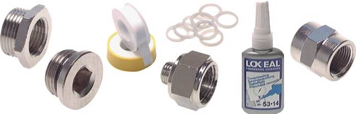 Multibox - Messing-Fittings, M 5 - G 1"