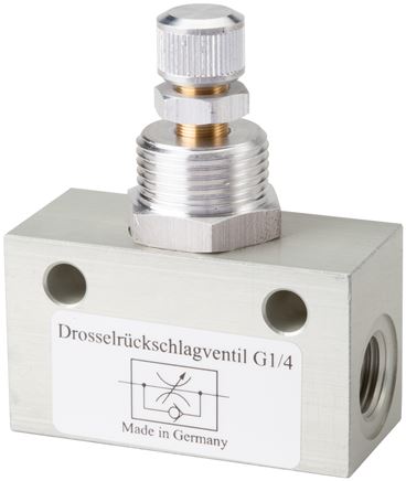 Block-Drosselventil, G 1/8", Standard