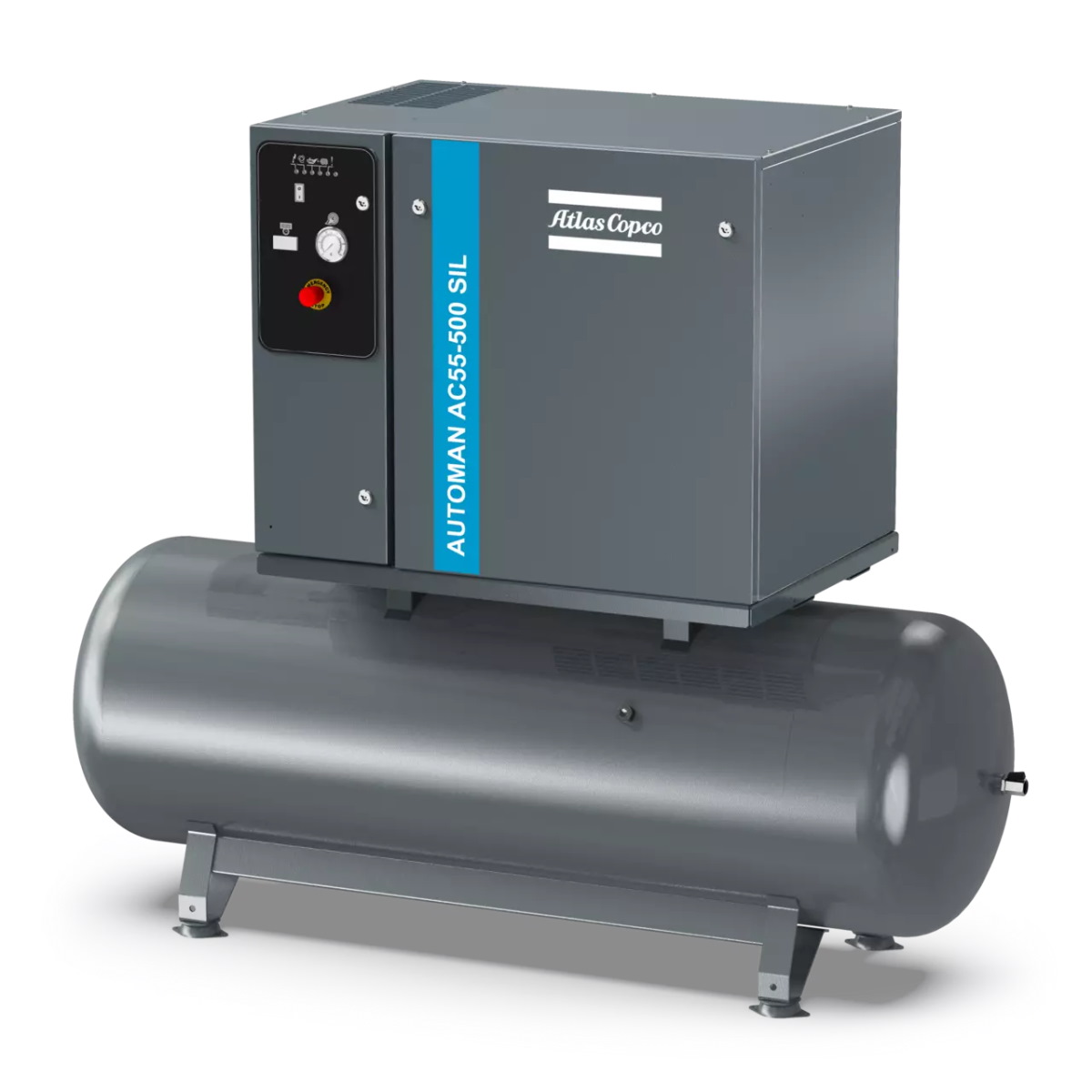 Atlas Copco Kolbenkompressor Automan AC 55-11 G 270 T S - Schallgedämmt