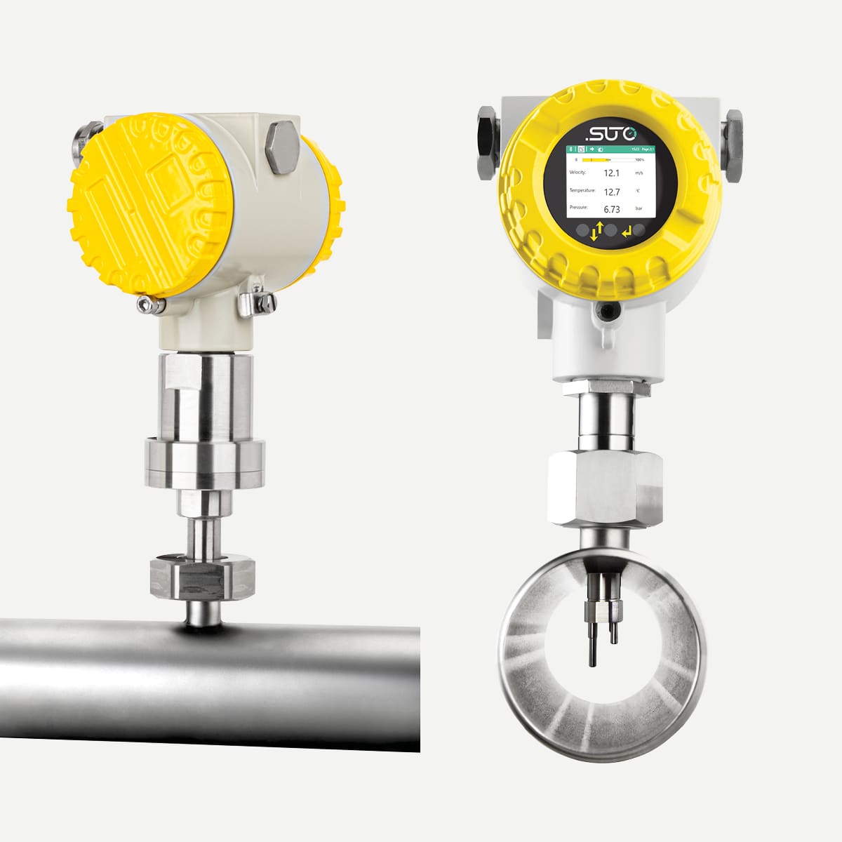 S453 Durchflussmesser Druckluft mit Messstrecke, Outdoor IP67 ohne Ex, DN50 (R 2")