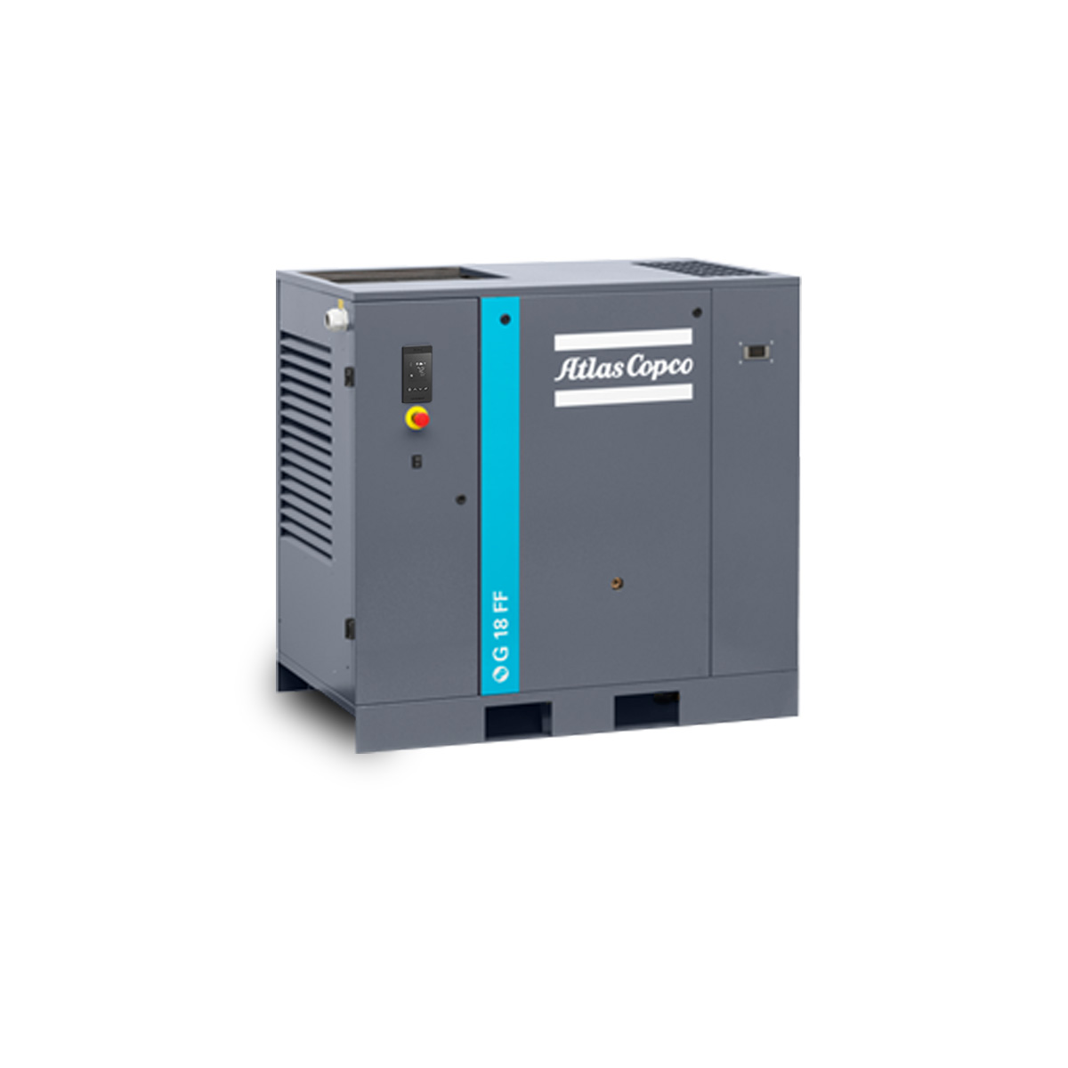 Atlas Copco Schraubenkompressor G 18 FF - 10 bar inkl. Kältetrockner