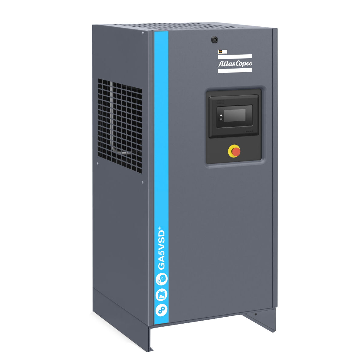 ABVERKAUF Atlas Copco Schraubenkompressor GA 5 VSD+ P 9 bar CE 400V 50