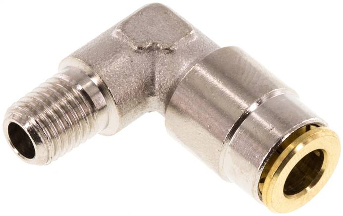 Hochdruck-L-Steckverschraub. M 8x1 (konisch)-6mm (fix)