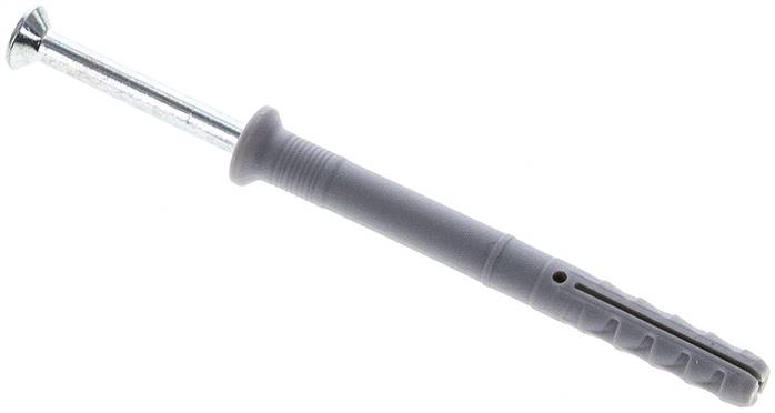 FISCHER Nageldübel 6x60, 100er Pack, Standard (Senkkopf)