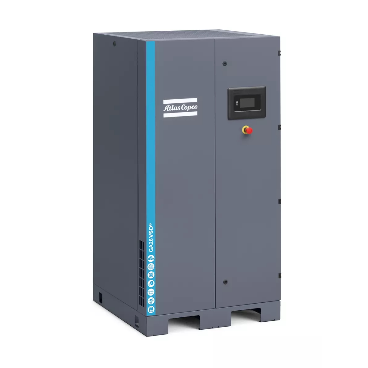 Atlas Copco Schraubenkompressor GA 26 VSDs Pack - 13 bar