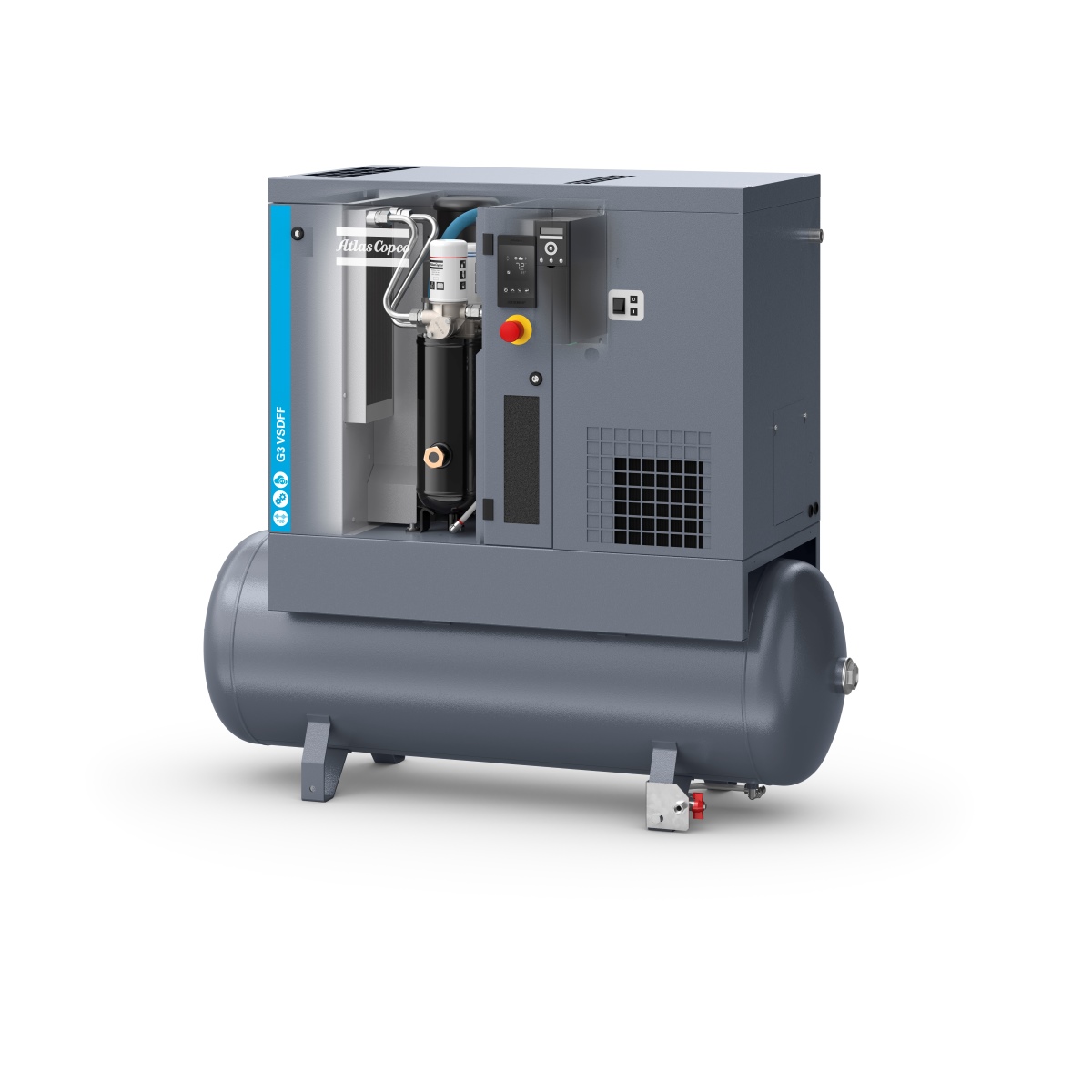Atlas Copco Schraubenkompressor G3 VSD FF-10 TM
