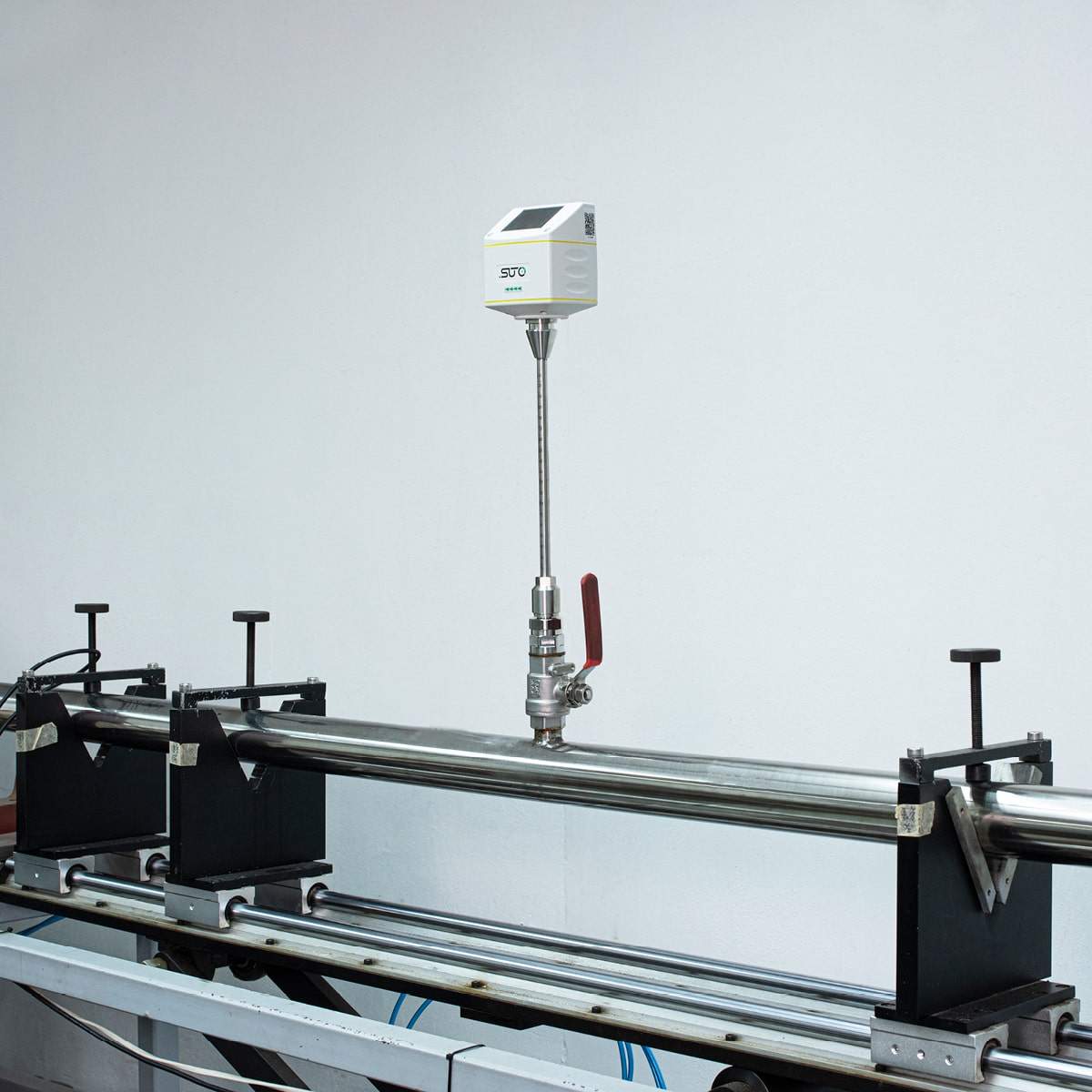 S401 Durchflussmesser Druckluft, Einstechsensor 300 mm, Standard-Messbereich, Modbus/RTU