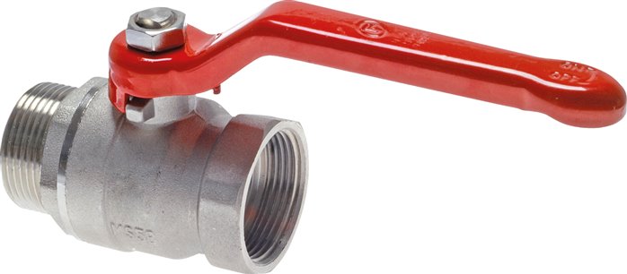 Messing-Kugelhahn, Eco-Line, R 3/8" / Rp 3/8", 0 bis 25bar -Eco-Line