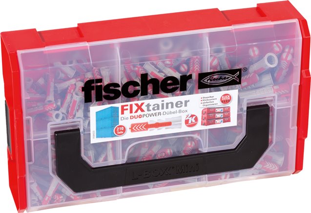 FIXtainer - DUOPOWER-Dübelbox 120 Stk.