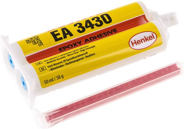 LOCTITE 2 K Epoxid-Klebstoff, 50 ml Doppelkartusche (1:1, A-System), 3430/50