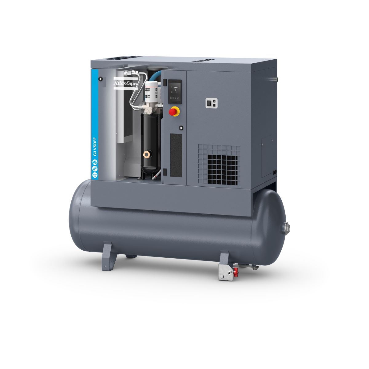 Atlas Copco Schraubenkompressor G3 VSD FF-10 TM