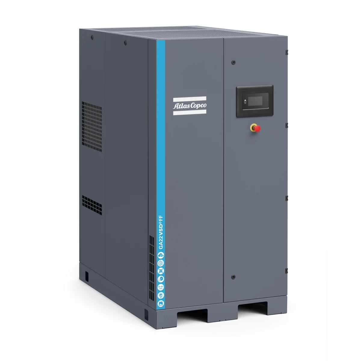 Atlas Copco Schraubenkompressor GA 30 VSDs FF inkl. Kältetrockner - 13 bar
