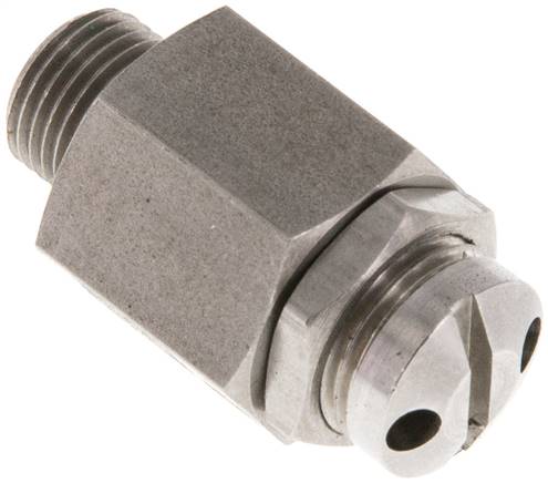 Mini-Sicherheitsventil G 1/8", 10 - 18 bar, 1.4305