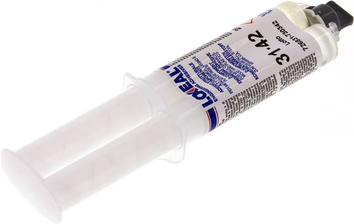 LOXEAL 2-Komponenten Klebstoff, 25 ml Zwillingsspritze (1:1, B-System)