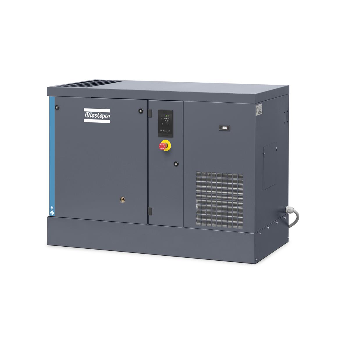 Atlas Copco Schraubenkompressor G 11 FF - 10 bar inkl. Kältetrockner, 3ph+N
