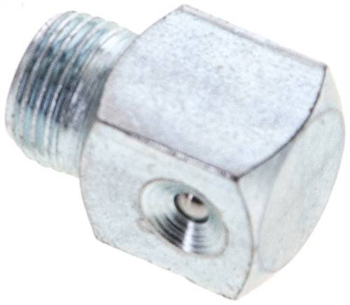 90° Trichterschmiernippel, R 1/8", Stahl verzinkt