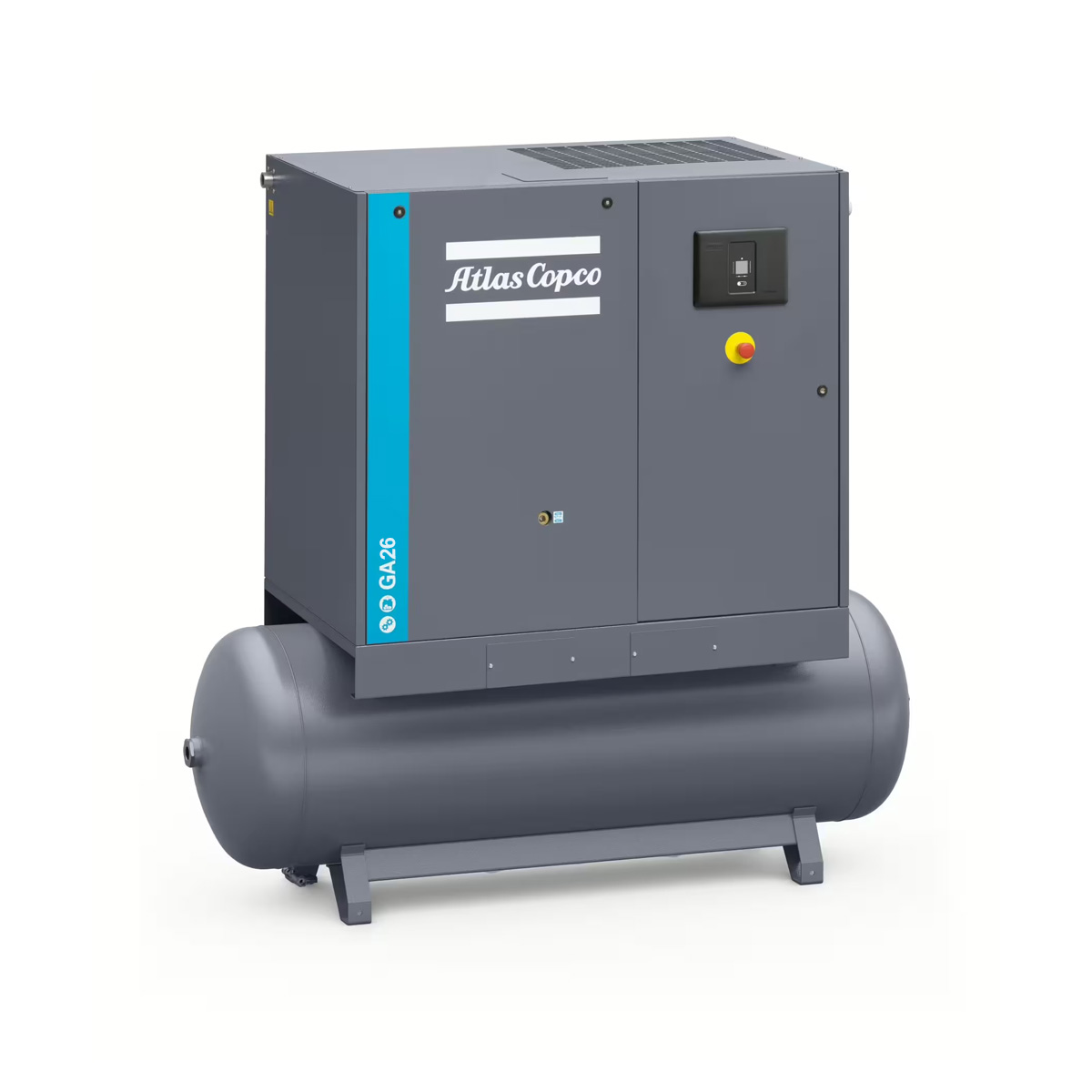 Atlas Copco Schraubenkompressor GA 26 - 10,0 bar Pack TM inkl. Behälter 500 L
