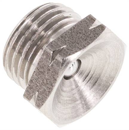 Gerader Trichterschmiernippel, G 1/8", 1.4305