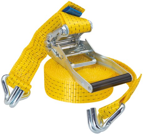 Ratschen-Zurrgurt (50mm) 10m, 5.000daN, Druckratsche, 2-teilig