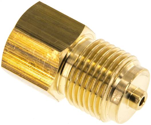 Manom.-Reduzierung G 1/2"(AG)-G 1/4"(IG). Messing, 38mm