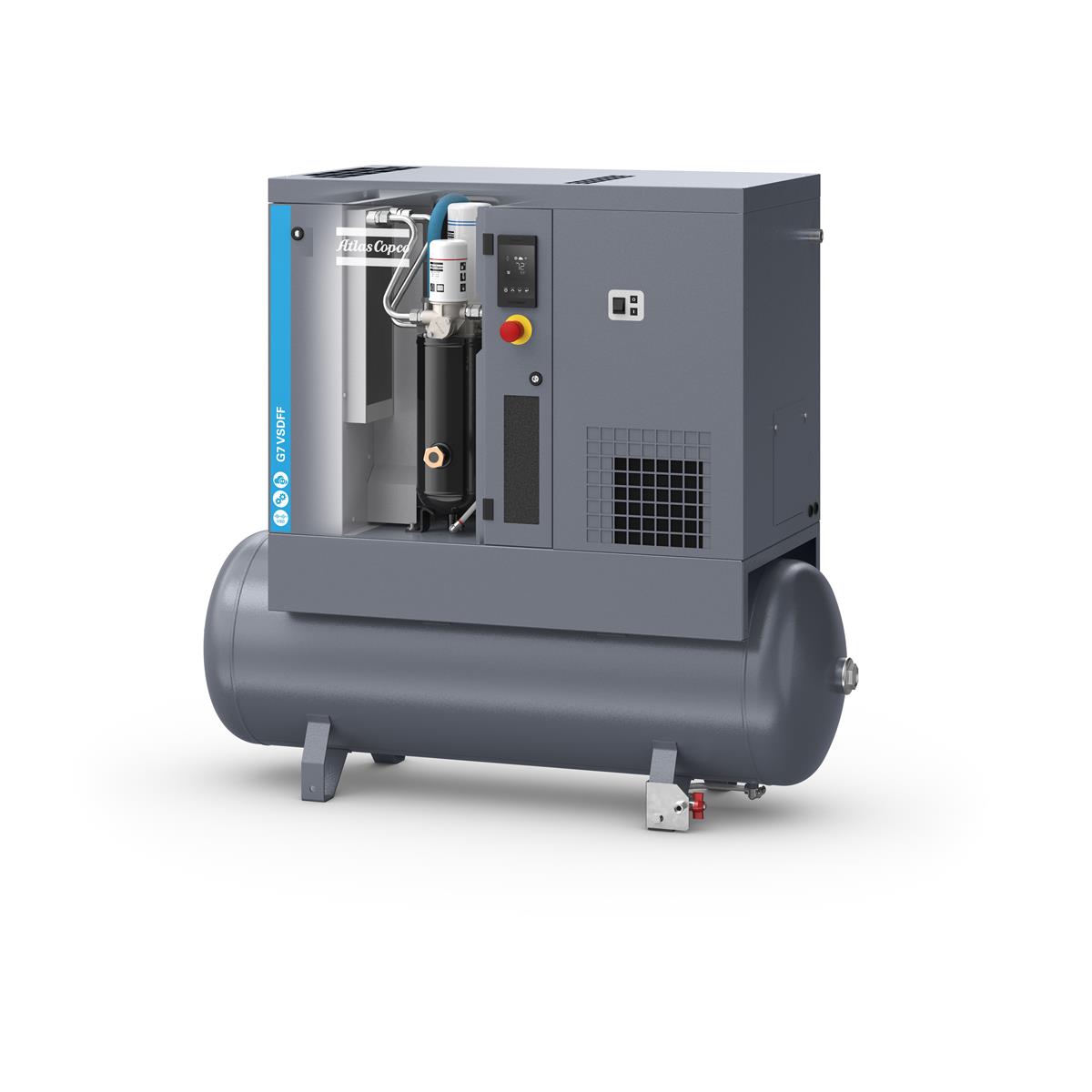 Atlas Copco Schraubenkompressor G7 VSD FF-10 TM