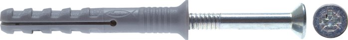 FISCHER Nageldübel 8x120, 100er Pack, Standard (Senkkopf)