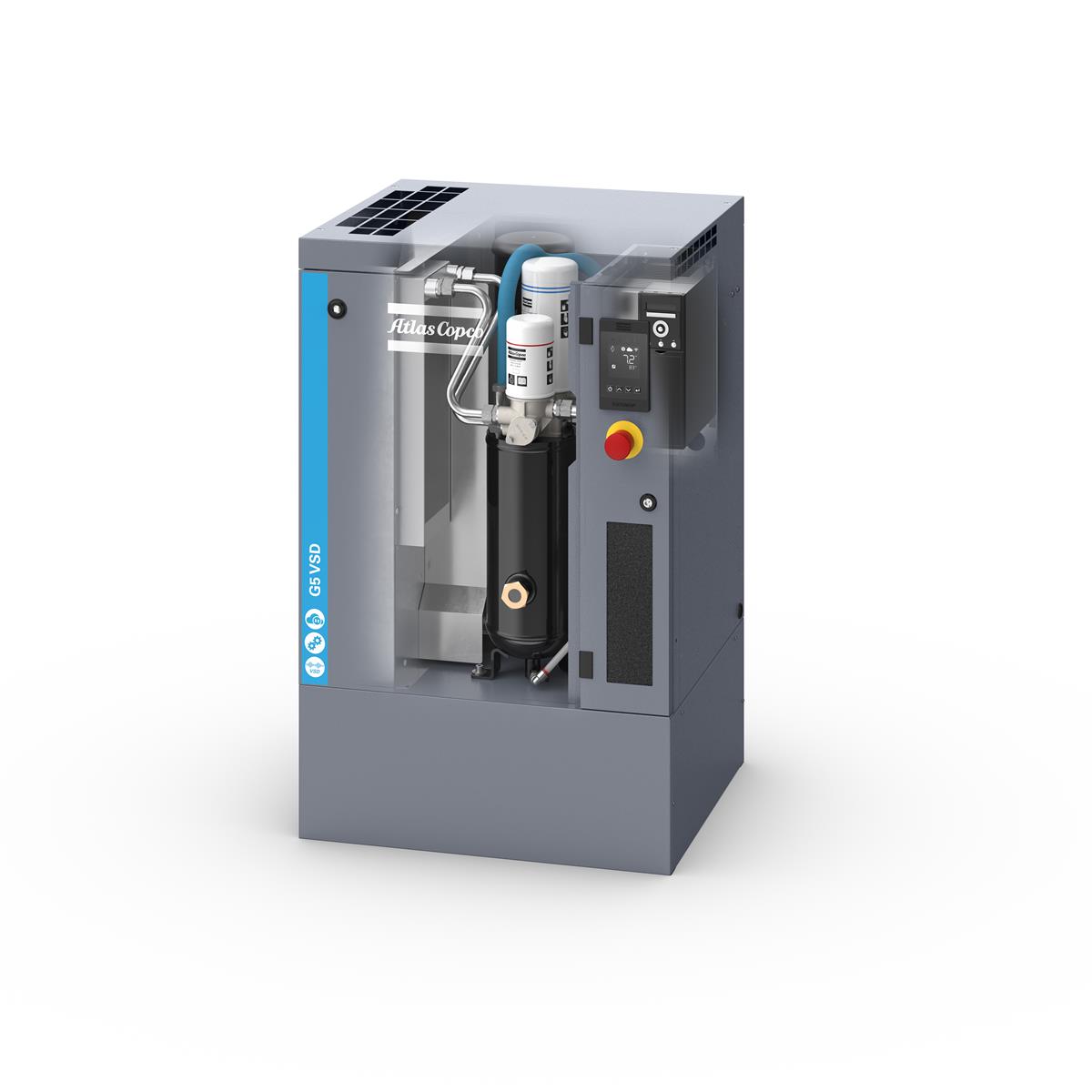 Atlas Copco Schraubenkompressor G5 VSD P-10 FM