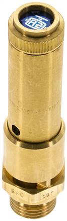 TÜV-Sicherheitsventil G 1/2" (DN10), 10,00 bar, Messing