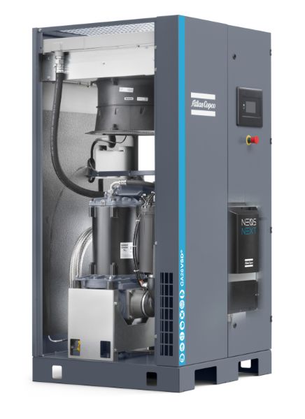 Atlas Copco Schraubenkompressor GA 37 VSDs FF inkl. Kältetrockner - 10 bar