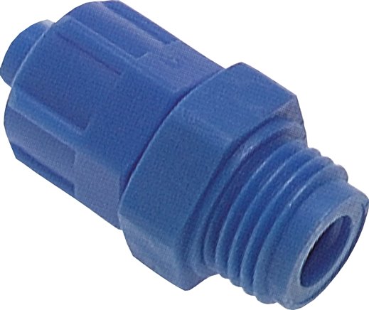Gerade Verschraubung G 1/4"-6x4mm, Kunststoff (POM)