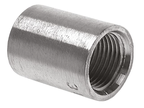 Rundmuffe Rp 3"-Rp 3", 1.4408