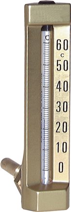Maschinenthermometer (150mm) waagerecht/0 bis +60°C/100mm