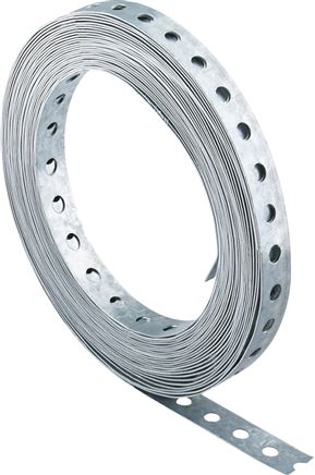 FISCHER Lochband 17mm, 10 mtr., Stahl verzinkt