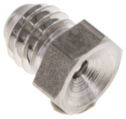 Gerader Trichterschmiernippel, M 6, 1.4305