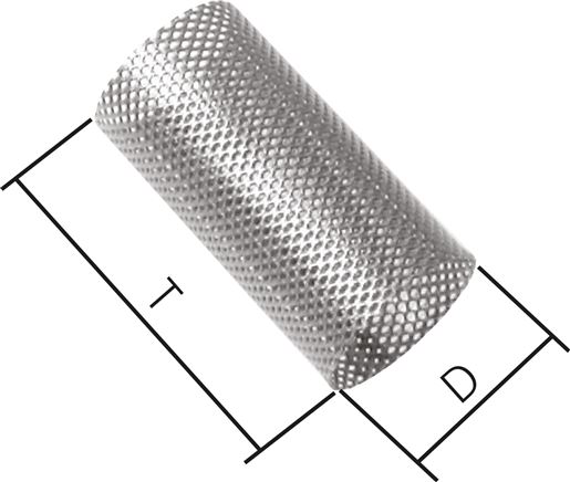 Edelstahl-Schmutzfänger G 1/2", PN 40, Maschenweite 0.25 mm