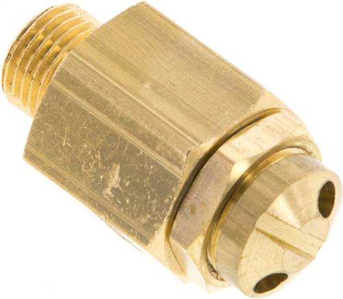 Mini-Sicherheitsventil G 1/8", 16 - 32 bar, Messing