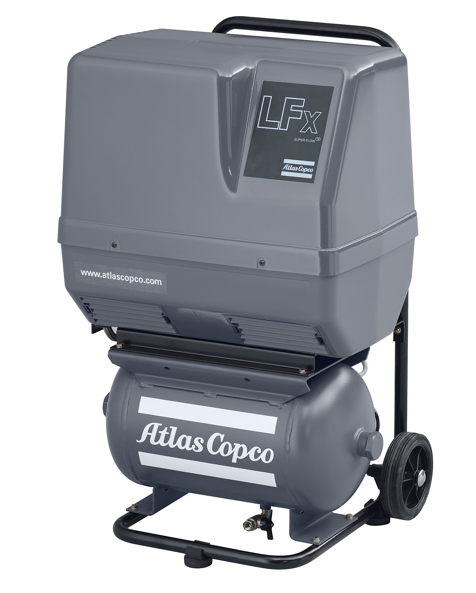 Atlas Copco Kolbenkompressor LFx 0,7 - 10 bar Trolley / 20 230V