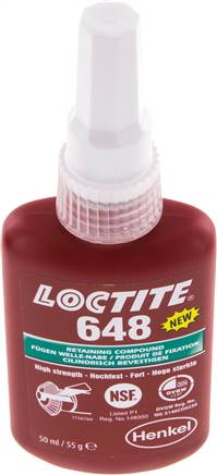 Anaerobe Fügeverbindung, LOCTITE, 50 ml, hochfest, Handfestigkeit [min] 3