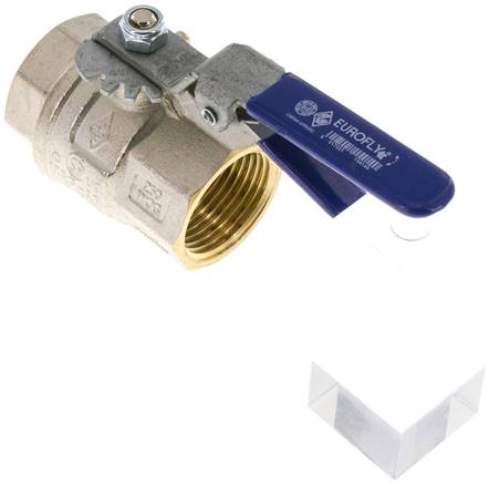 Absperrklappe mit Innengewinde Rp 1", 0 bis 16bar