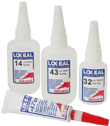 LOXEAL Sekundenkleber, 20 g, Hohe Festigkeit - langsame Aushärtung