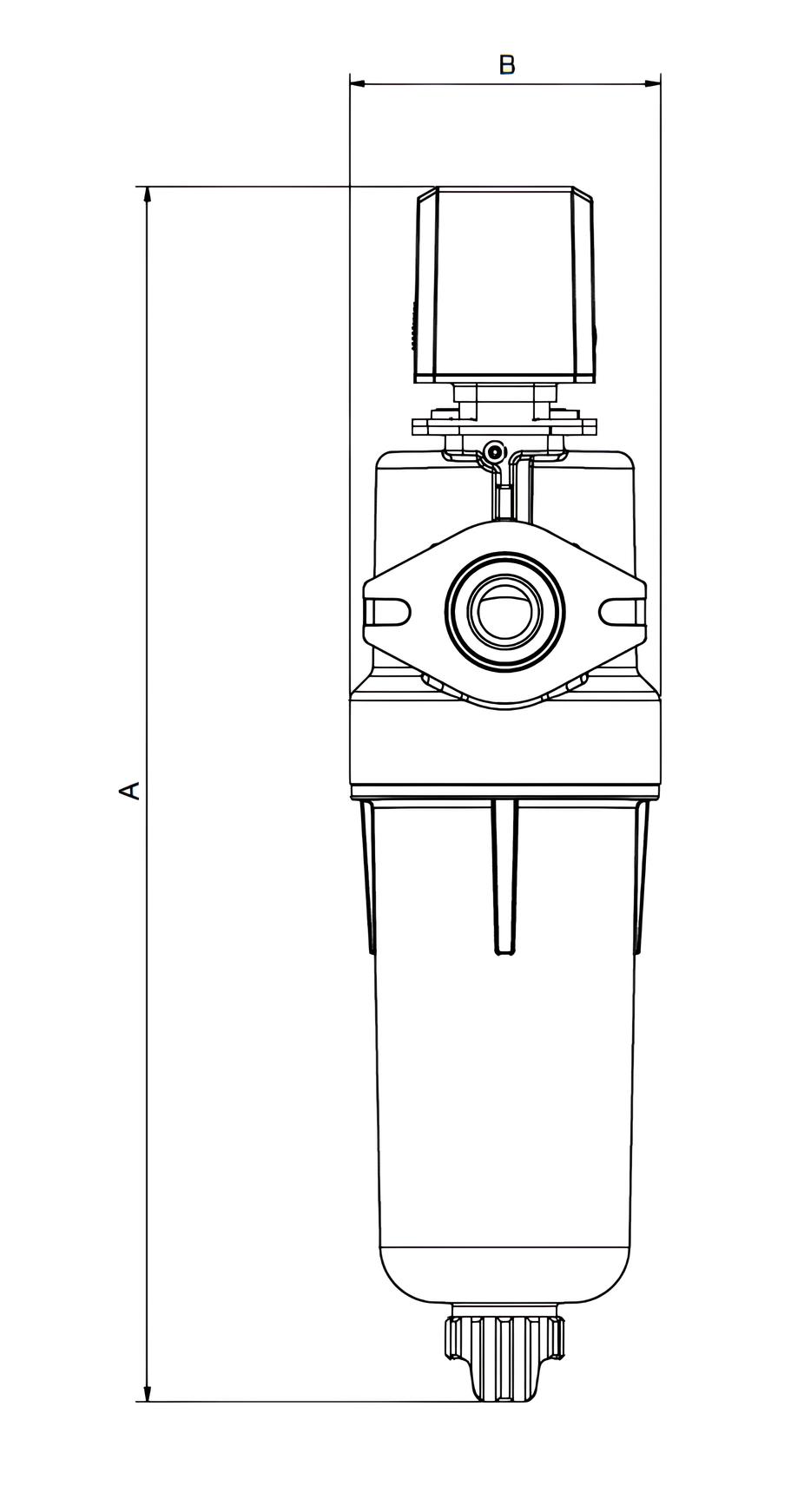 Atlas Copco Hochleistung-Koaleszenzfilter UD 75+ ohne inPASS