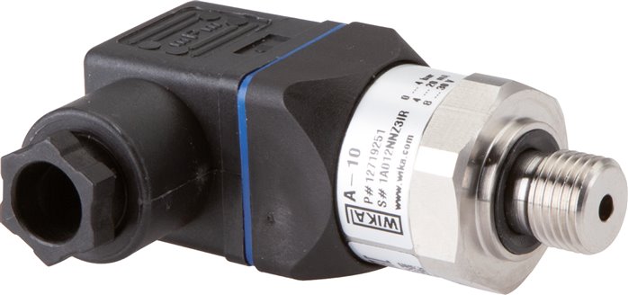 Druckmessumformer 0 bis 10 bar (0,5% BFSL), G 1/4" AG, 4-20mA, Edelstahl