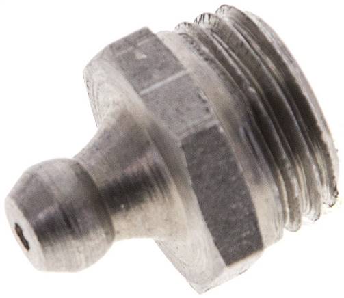 Gerader Kegelschmiernippel, R 1/4", 1.4305